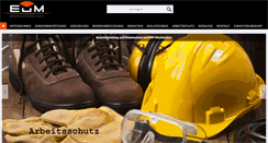 Desktop Screenshot of eum-workfashion.de